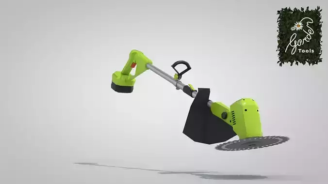 Garden Electric Trimmer Cordless 3D model