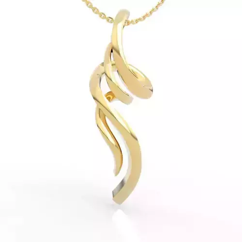 Elite Twisted Ribbon Pendant