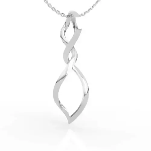Premium Infinity Pendant Twisted Design