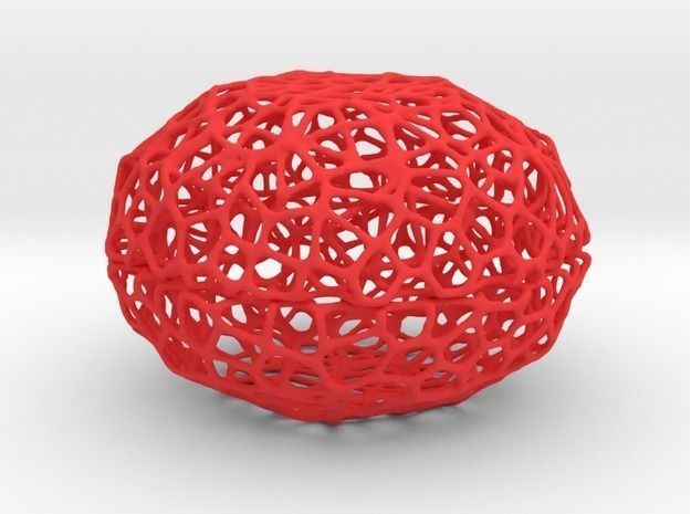 Voronoi Pearl Light Lamp No II 3D print model_3