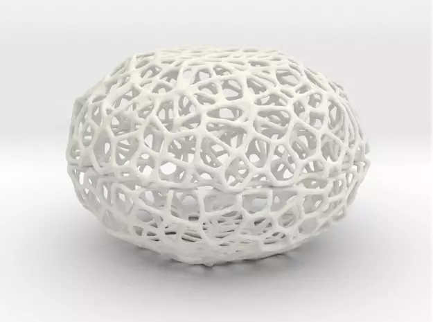 Voronoi Pearl Light Lamp No II 3D print model_0