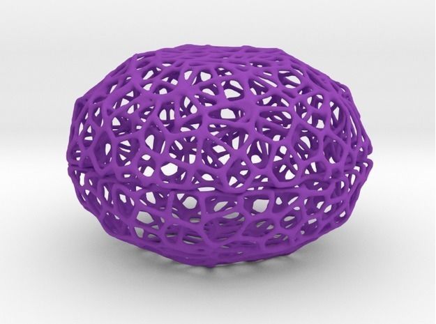 Voronoi Pearl Light Lamp No II 3D print model_2