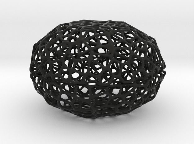Voronoi Pearl Light Lamp No II 3D print model_1