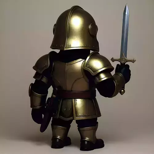 Obsidian Oathkeeper  The Silent Knight of the Forbidden Cross