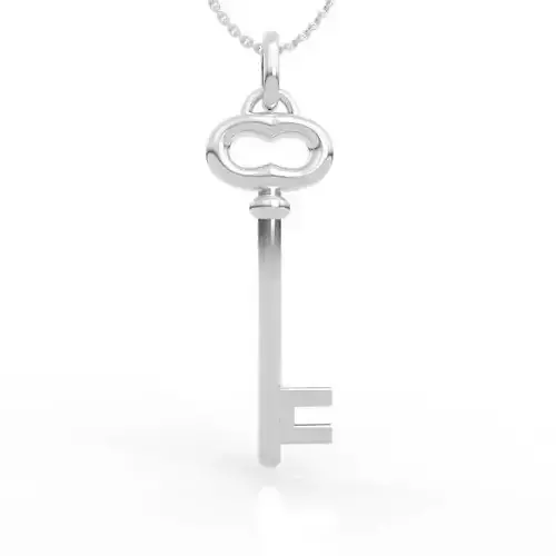 Stunning Infinity Key Pendant Necklace 3D print model