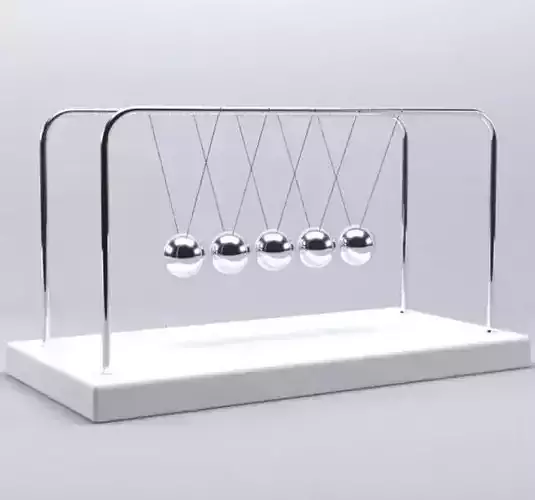Newtons Cradle Free 3D model