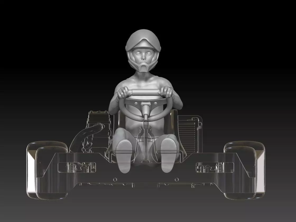 go kart girl 3 3D print model
