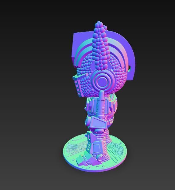 Optimus Prime Knit Style 3D Print Model 3D model_4