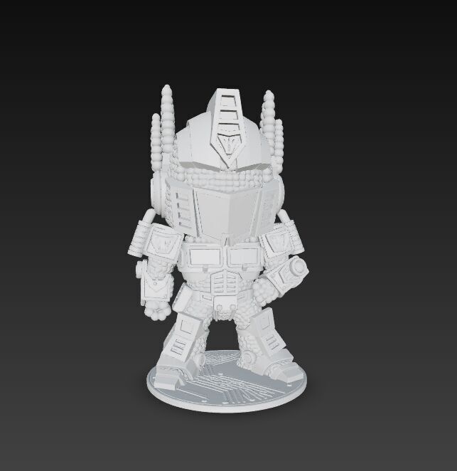 Optimus Prime Knit Style 3D Print Model 3D model_8