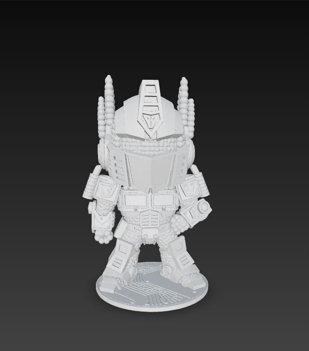 Optimus Prime Knit Style 3D Print Model 3D model_16