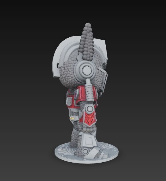 Optimus Prime Knit Style 3D Print Model 3D model_18