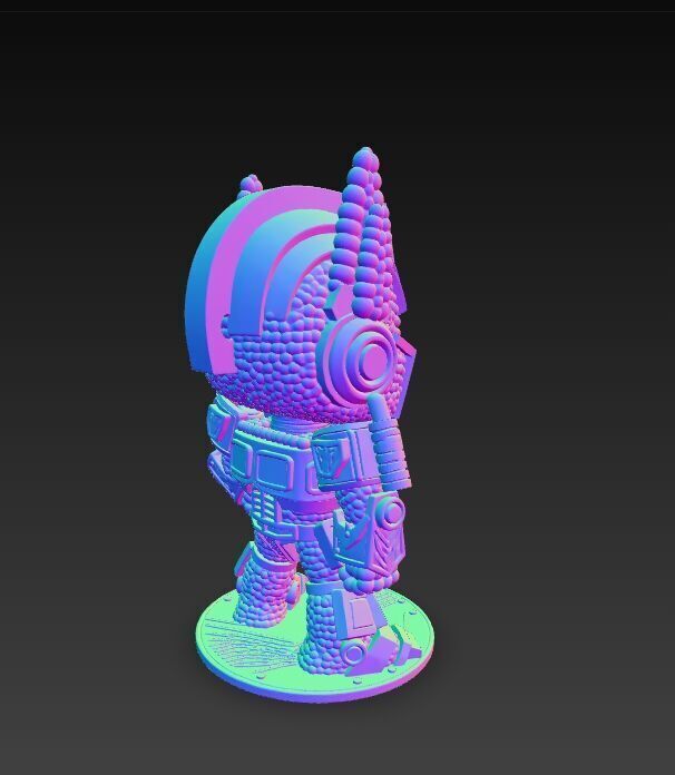 Optimus Prime Knit Style 3D Print Model 3D model_2
