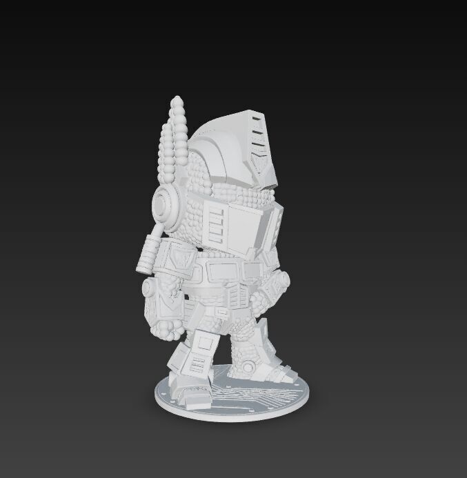 Optimus Prime Knit Style 3D Print Model 3D model_9