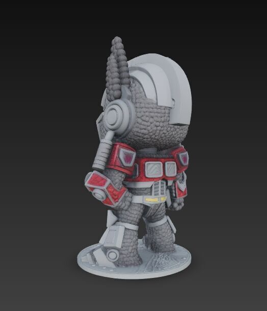 Optimus Prime Knit Style 3D Print Model 3D model_20
