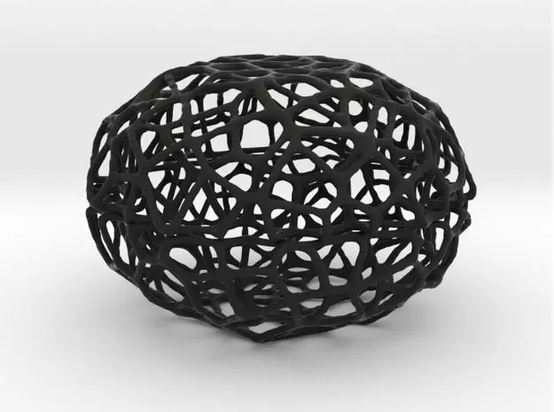 Voronoi Pearl Light Lamp No III 3D print model_0