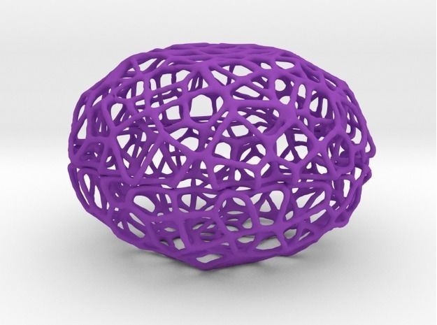 Voronoi Pearl Light Lamp No III 3D print model_1