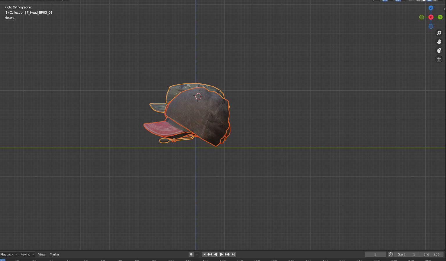 Head Cap Pack Low-poly 3D model_3