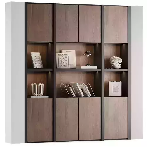 Bookcase 04 3D model