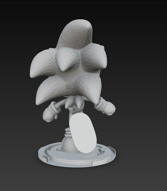 Sonic the Hedgehog Knit Figure 3D Print Model 3D model_6