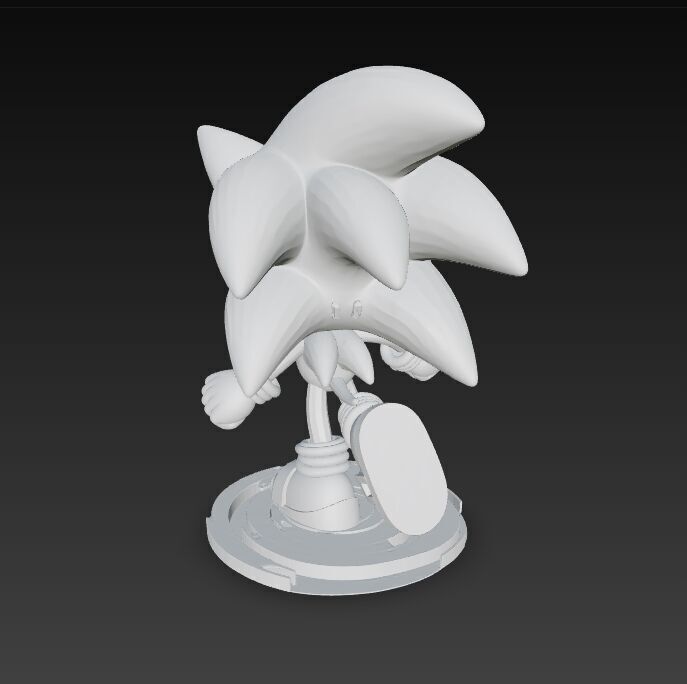 Sonic the Hedgehog Knit Figure 3D Print Model 3D model_21