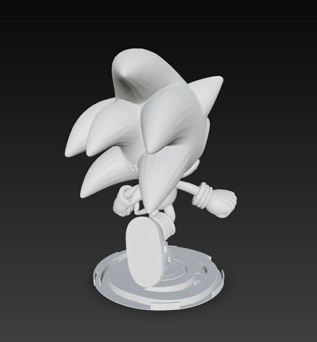 Sonic the Hedgehog Knit Figure 3D Print Model 3D model_20