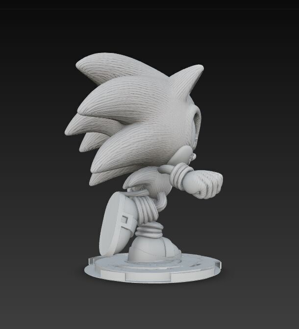 Sonic the Hedgehog Knit Figure 3D Print Model 3D model_5