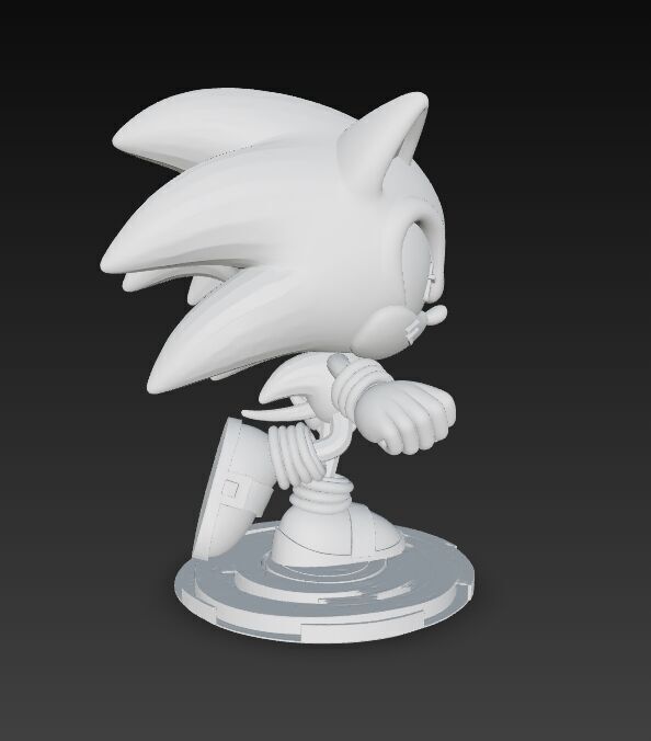 Sonic the Hedgehog Knit Figure 3D Print Model 3D model_19