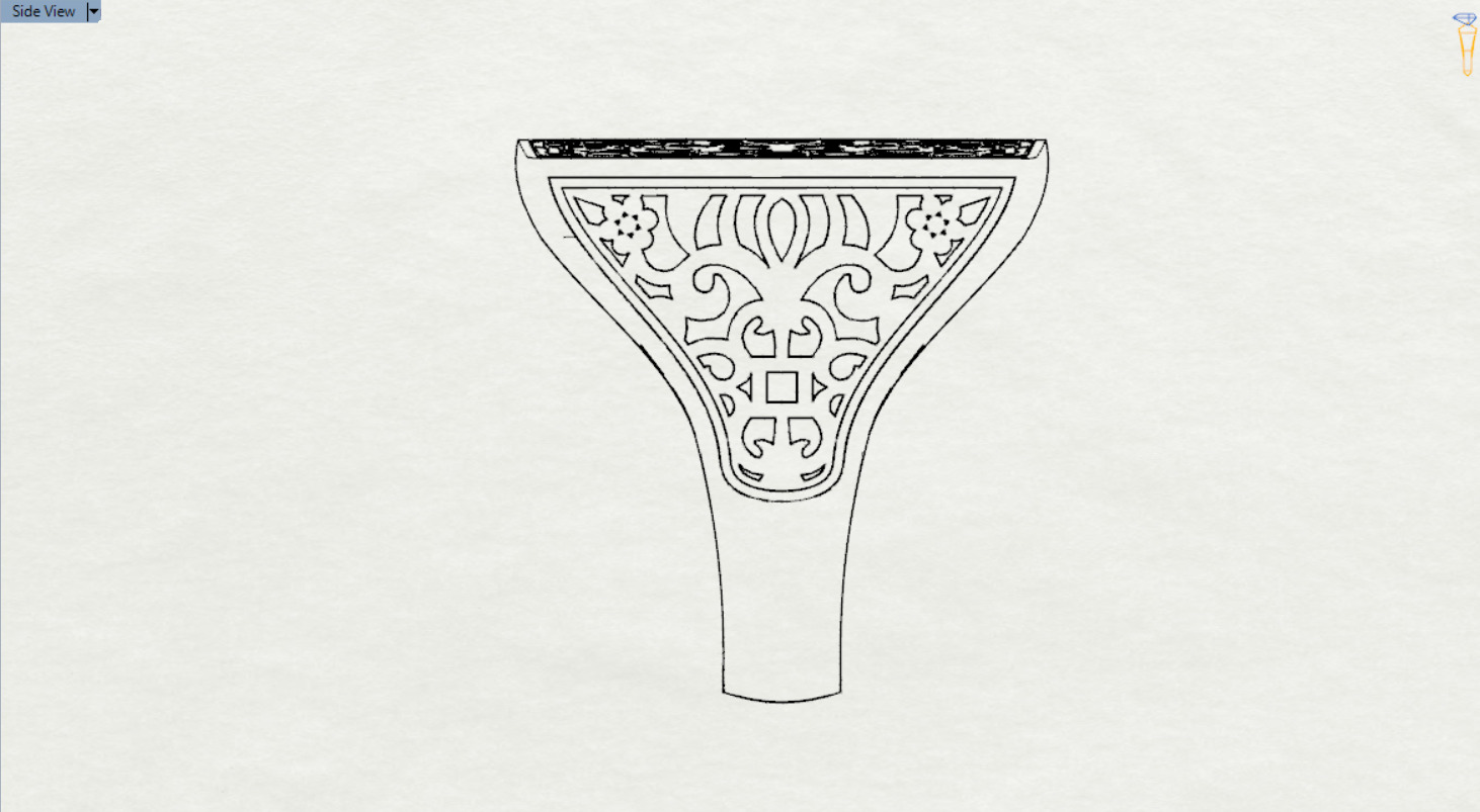 Rose gold ring slim design model gr0028 3D print model_22