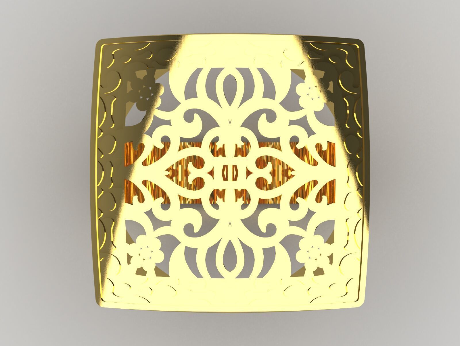 Rose gold ring slim design model gr0028 3D print model_13