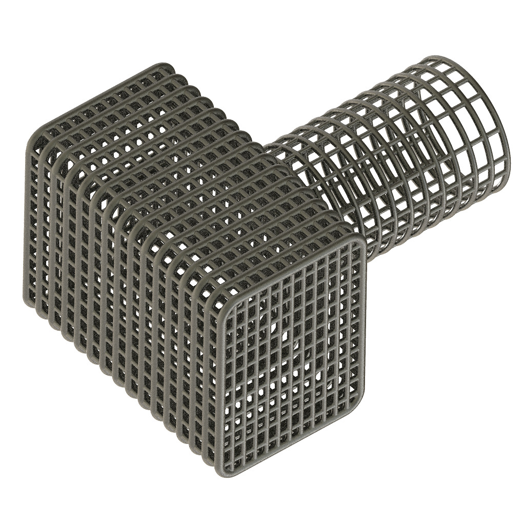 Premium Structural Footing 3D print model_3