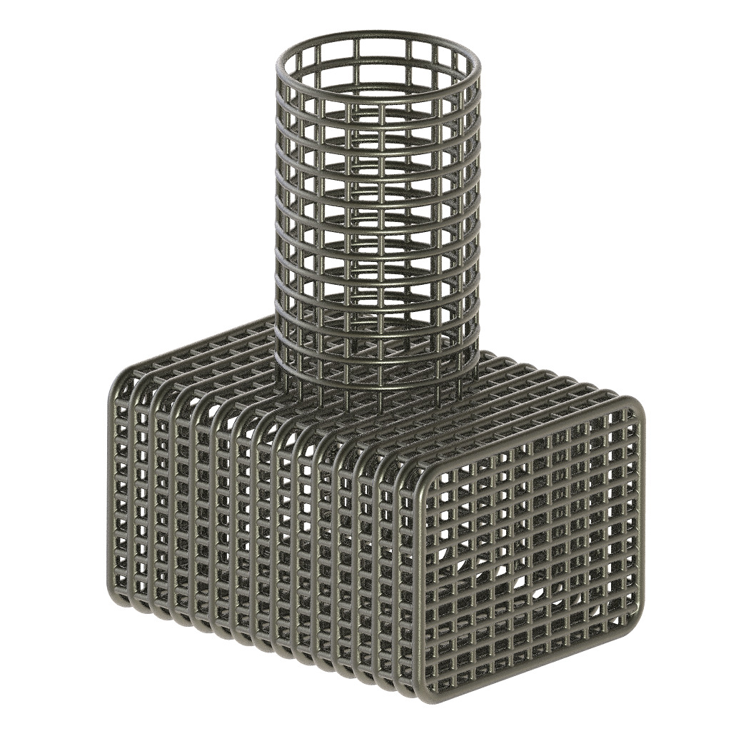 Premium Structural Footing 3D print model_1