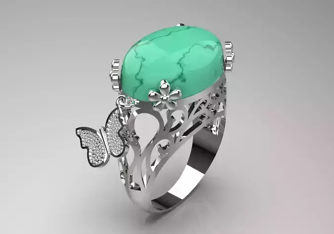 gemstone gold ring gr0074