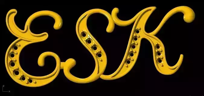 ESK pendant 3dm file