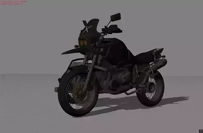 Motorcycles Low-poly 3D model