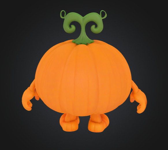 Patch the Pumpkin Monster - Print Ready 3D print model_11