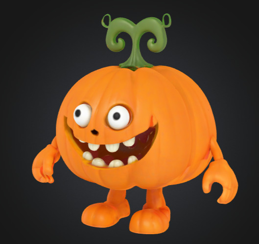 Patch the Pumpkin Monster - Print Ready 3D print model_7