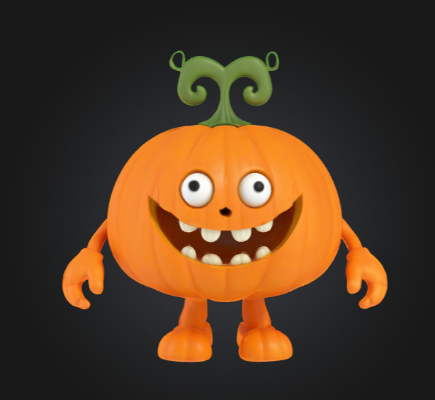 Patch the Pumpkin Monster - Print Ready 3D print model_6