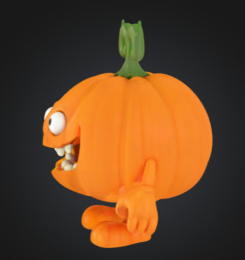Patch the Pumpkin Monster - Print Ready 3D print model_8