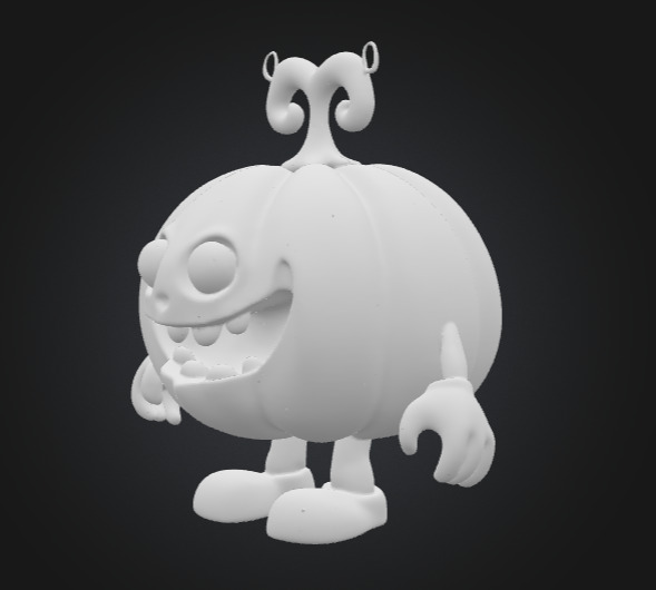 Patch the Pumpkin Monster - Print Ready 3D print model_19