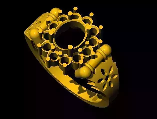 cluster ring 3dm file