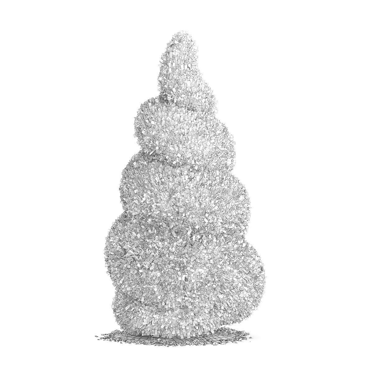 Boxwood Plant Buxus sempervirens 3D model_3