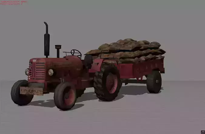 Tractor with bag