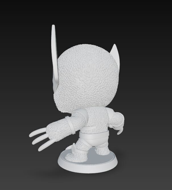 Wolverine Knit Figure The Clawed Hero Reimagined 3D model_21