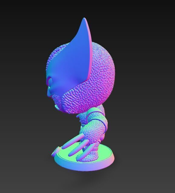 Wolverine Knit Figure The Clawed Hero Reimagined 3D model_12