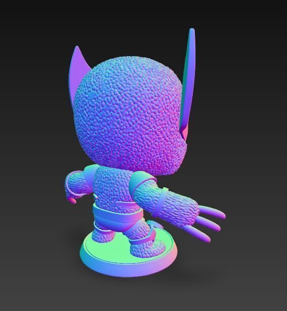Wolverine Knit Figure The Clawed Hero Reimagined 3D model_8