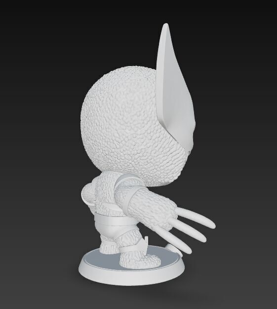 Wolverine Knit Figure The Clawed Hero Reimagined 3D model_19