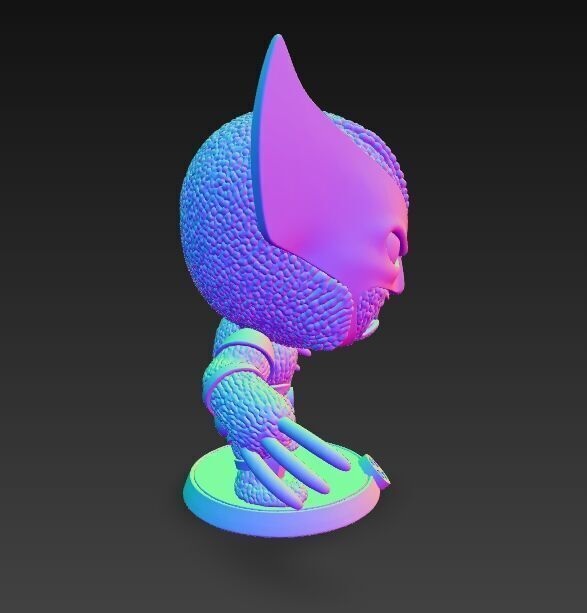 Wolverine Knit Figure The Clawed Hero Reimagined 3D model_13