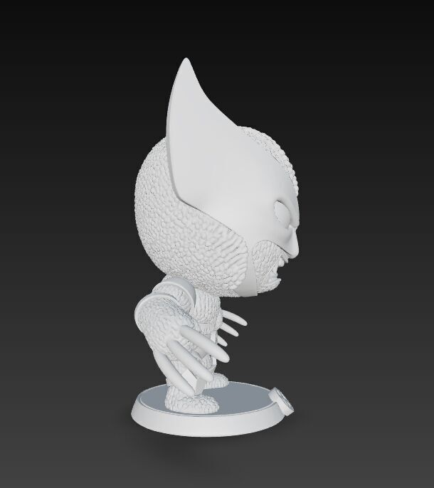 Wolverine Knit Figure The Clawed Hero Reimagined 3D model_18