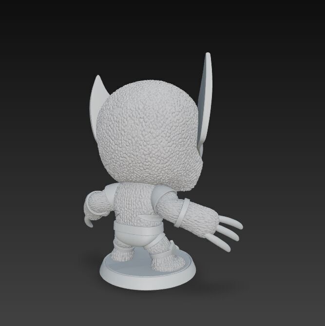 Wolverine Knit Figure The Clawed Hero Reimagined 3D model_4