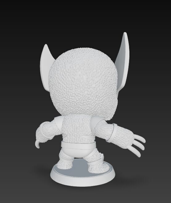 Wolverine Knit Figure The Clawed Hero Reimagined 3D model_20
